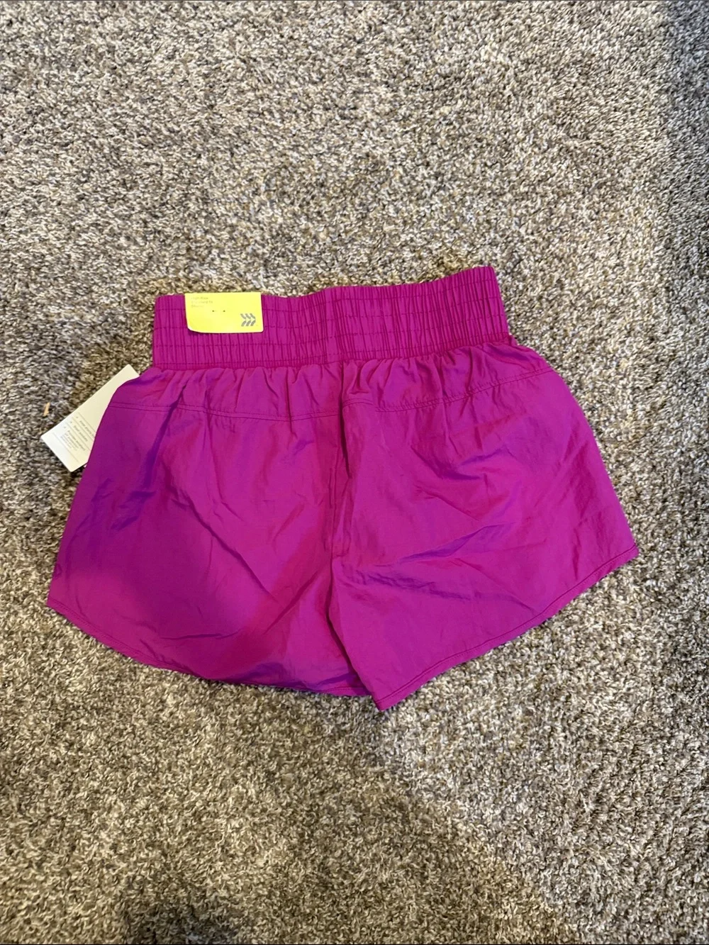 all in motion Magenta Kids' Athletic Shorts with Elastic Waistband